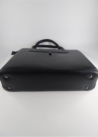 Сумка женская классическая А4 черная с двумя короткими ручками и ремешком на три отделения черная Karlos Marconi (357437598)