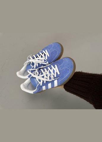 Кросівки жіночі і чоловічі Adidas Gazelle blue | Адідас Газель сині No Brand сірі демісезони (316091182)