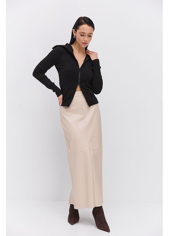 Жіноча трикотажна кофта на блискавці з високим коміром Arjen (370984607)