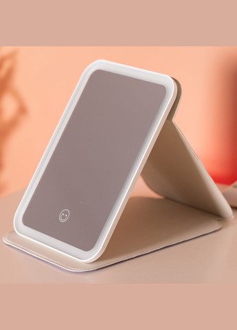 Косметическое зеркало-планшет с LED-подсветкой 19,5х13,5 см, Yiwu (330027377)