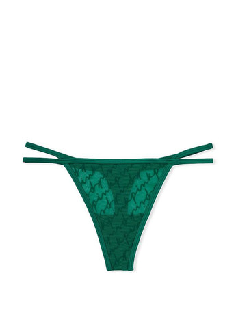 Трусики Стрінги Flocked Mesh Thong Panty M Victoria's Secret (300094351)