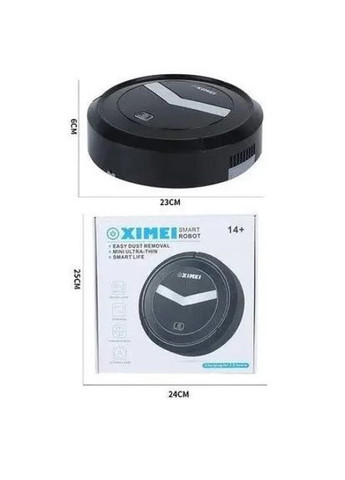 Аккумуляторный умный робот пылесос Ximei Smart Robot 500 Вт (1756375405) No Brand (334117516)