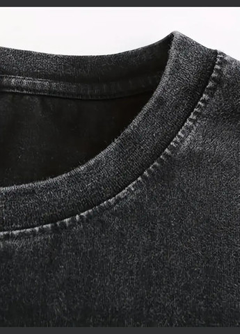 Футболка чоловіча/жіноча унісекс, чорний колір, американський ретро стиль, 100% бавовна, оверсайз, короткий рукав (розмір L) No Brand (322650846)