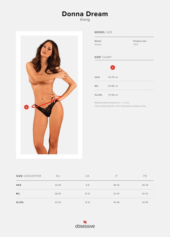 Donna Dream thong XL/2XL Obsessive (303908838)