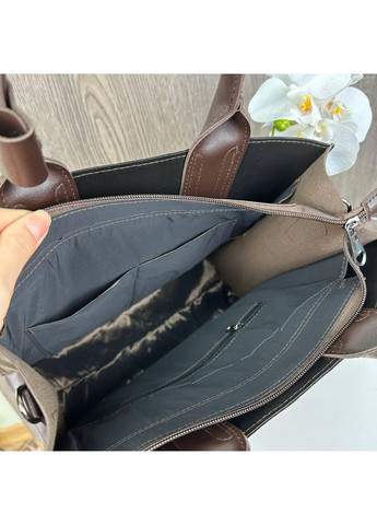 Женская сумка в клетку из экокожи большая на плечо ProDobro (363259941)