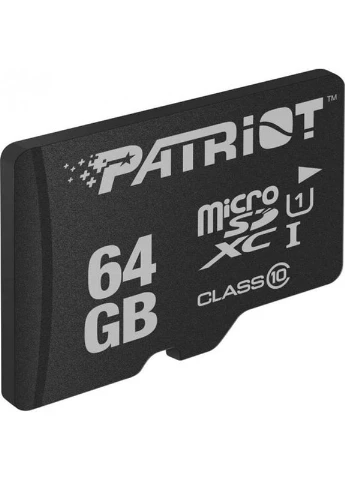 Карта памяти MicroSDXC 64GB UHS-I Class 10 LX (PSF64GMDC10) Patriot (332973317)