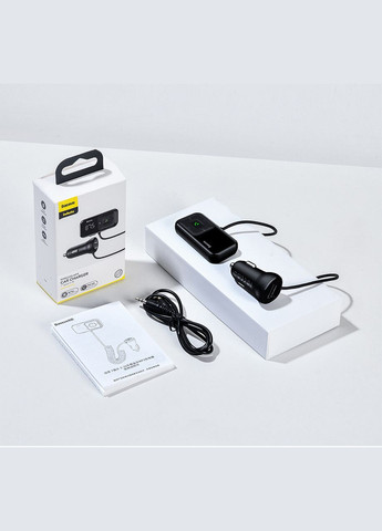 Трансмиттер модулятор адаптер авто S16 Wireless MP3 Car Charger T typed 2USB Baseus (315767819)