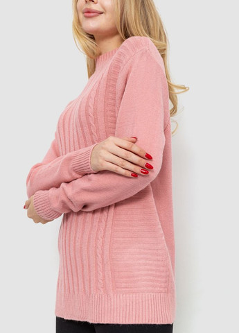 Пудровый зимний свитер женский, цвет светло-пудровый, Ager