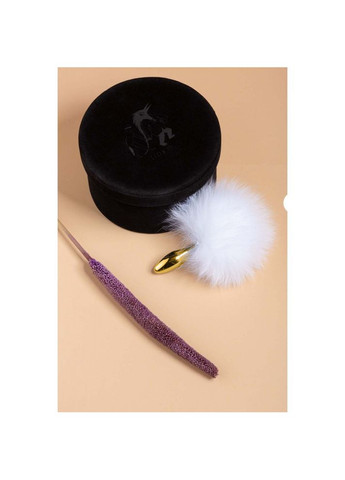 Анальна пробка у вигляді хвоста кролика Upko Rabbit Fur Bunny Tail Small Butt Plug з кролячого хутра No Brand (303907508)