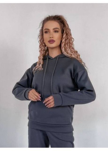 Теплый костюм из тринитки на флисе No Brand (369249487)