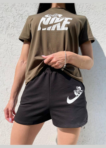 Женская футболка хаки No Brand - (353849057)