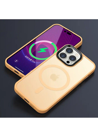 TPU+PC чохол Metal Buttons with MagSafe Colorful для Apple iPhone 13 Pro Max (6.7") Epik (292314050)