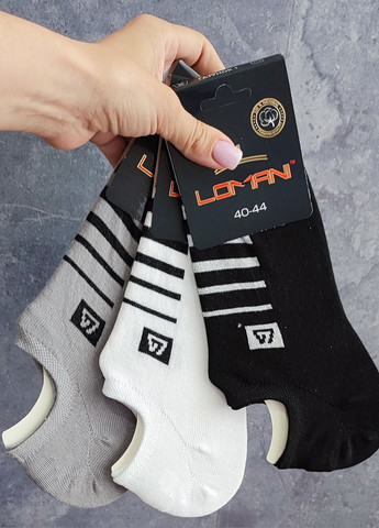 Сліди бавовняні з силіконовою вставкою на п'ятці (6 пар) Житомир Lomani (331290945)