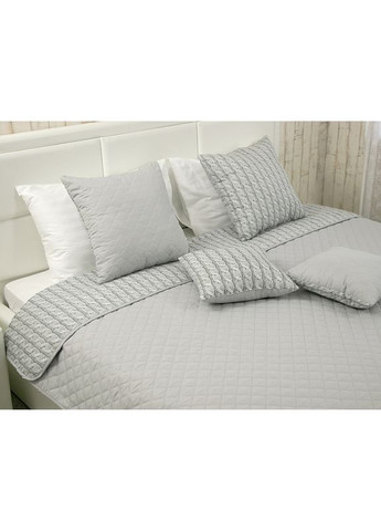 Набір покривало 212х240 + 2 подушки 40х40 "Grey Braid" Руно К_993.52У_Grey Braid (302673014)