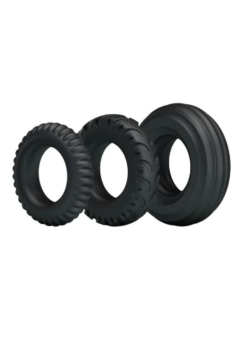 Набор из 3 эрекционных колец на пенис Ring LyBaile (382844782)