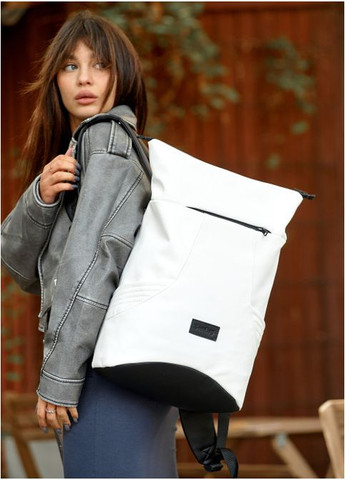 Рюкзак ролл унисекс RollTop KQN белый Sambag (302519276)