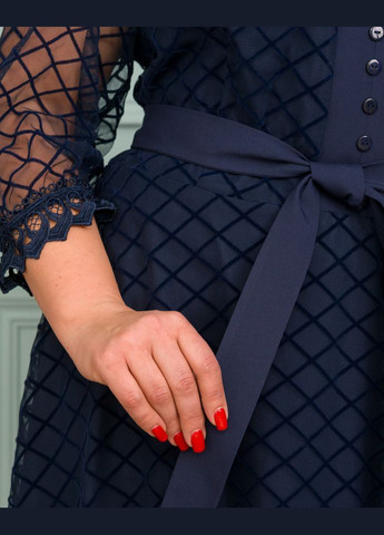 Синее платье 14416-2 Alenka Plus