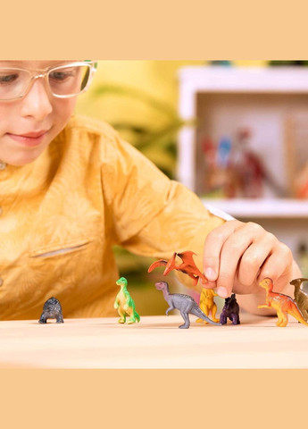 Миниатюрные реалистичные динозавры (12 штук) Dinosaurs Battat (338425630)