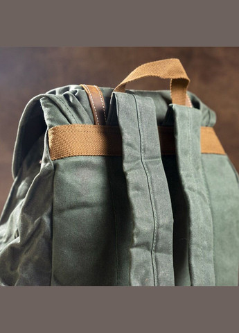 Рюкзак дорожный текстильный 20056 Зеленый Vintage (331913303)