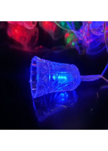 Гірлянда діодна нитка "Новорічні дзвіночки" 20 LED 3.5 м, різнобарвні від мережі Po Fanu (365549139)