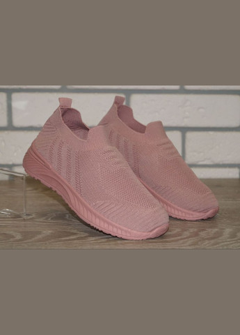 Рожеві осінні кросівки текстильні для дівчинки рожеві Yalike