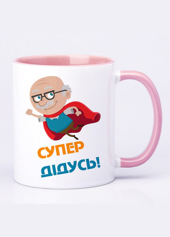 Чашка с печатью "Супер дедушка" 330 мл ( ) (25994) No Brand (331767534)