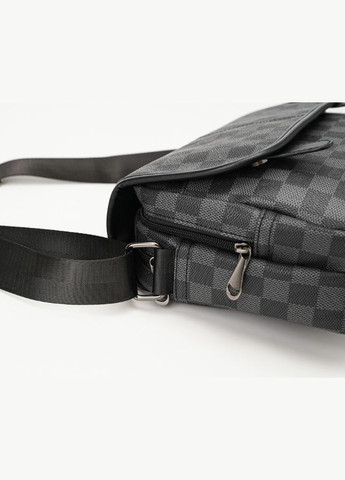 Мужская городская сумка барсетка на 2 отдела клетка Eton (316694242)