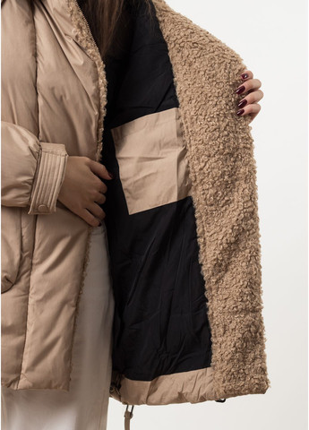 Темно-золотистий зимній Пуховик Mishele