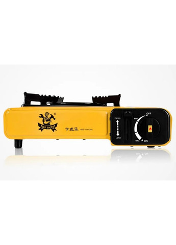 Газовая плита с пьезоподжогом BDZ-155A 2 баллона Желтый (2104618944) Happy Home (373004757)