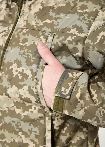 Куртка тактическая демисезонная пиксель UKM Softstorm (327873148)