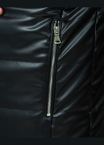 Черная куртка мужская кожанка демисезон No Brand куртка