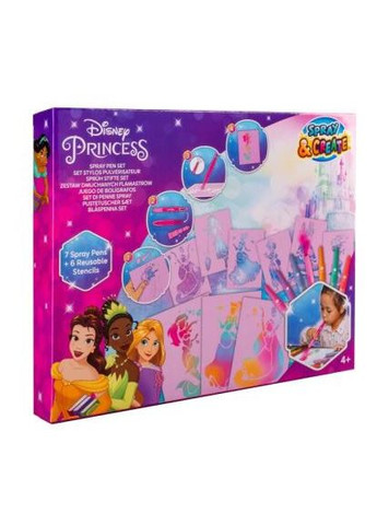 Набор Disney Princess Спрей-ручки с трафаретами DP22364 No Brand (292706773)
