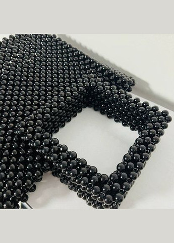 Сумка жіноча чорна з намистин ручна робота 029 Felicita (336377770)