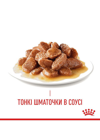 ПАК.Влажный корм для взрослых кошек HAIR&SKIN IN GRAVY (Соус) поддержание здоровья кожи и шерсти12шт по 85 г Royal Canin (317750901)