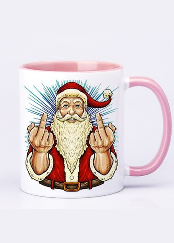 Чашка с принтом "Санта Fuck" 330мл ( ) (17066) No Brand (312488476)