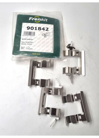 Пружинная защелка суппорта 901842, Nissan Tiida, Juke 2007- OEM 41080-AU025 Frenkit (360503566)