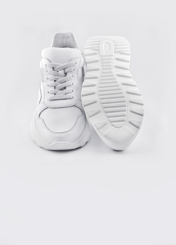 Женские кроссовки кожаные, белые (0099) Bahram белые всесезоны (332787170)