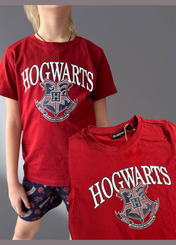 Бордова всесезон піжама футболка + шорти Harry Potter