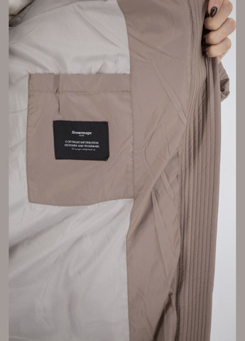 Бежевий демісезонний Пуховик Snow Image