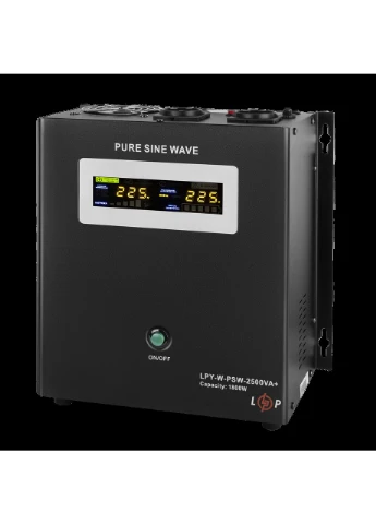 ДБЖ LPY-W-PSW-2500VA+(1800Вт)10A/20A з правильною синусоїдою 24В LogicPower (386026535)