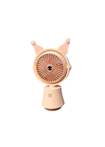 Мини-вентилятор Kuromi аккумуляторный Розовый No Brand (361385302)
