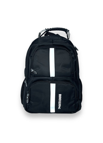 Рюкзак міський, 15 л, два відділення, фронтальні кишені, USB+2 кабелі, розмір 37*27*15см, чорний Biao Wang (285814738)