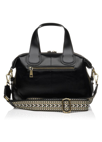 Сумка жіноча шкіряна чорна M3136_black No Brand (336912547)