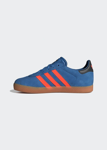 Синие всесезонные кроссовки gazelle kids adidas