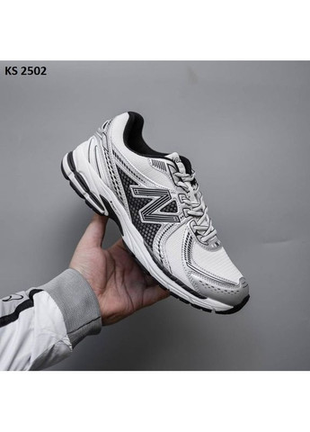 Белые демисезонные кроссовки мужские new balance 860v2 white нью беланс 860v No Brand
