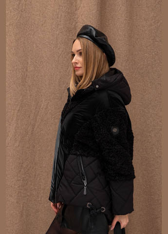 Чорна зимня куртка чорний зима повсякденний Alberto Bini