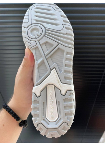Сірі Осінні кросівки чоловічі new balance 550 white grey нью беланс 550 No Brand
