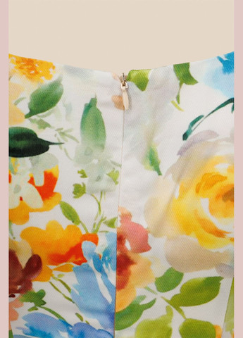 Комбінована повсякденний сукня з візерунком жіноча wtc02318 shop (2000990655608) LAWA