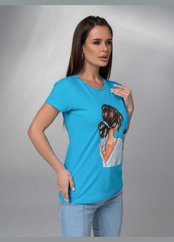 Футболка WN20-600 блакитна ISSA PLUS - (317398648)