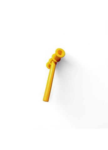 Сенсорный жевательный тренажер Т-образный желтый толщина 9мм высота 85мм ширина 59мм (1 степень жесткости (возраст 1-2 года)) No Brand (333828225)